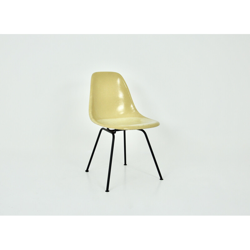 DSX cadeira de fibra de vidro vintage de Charles e Ray Eames para Herman Miller, 1960