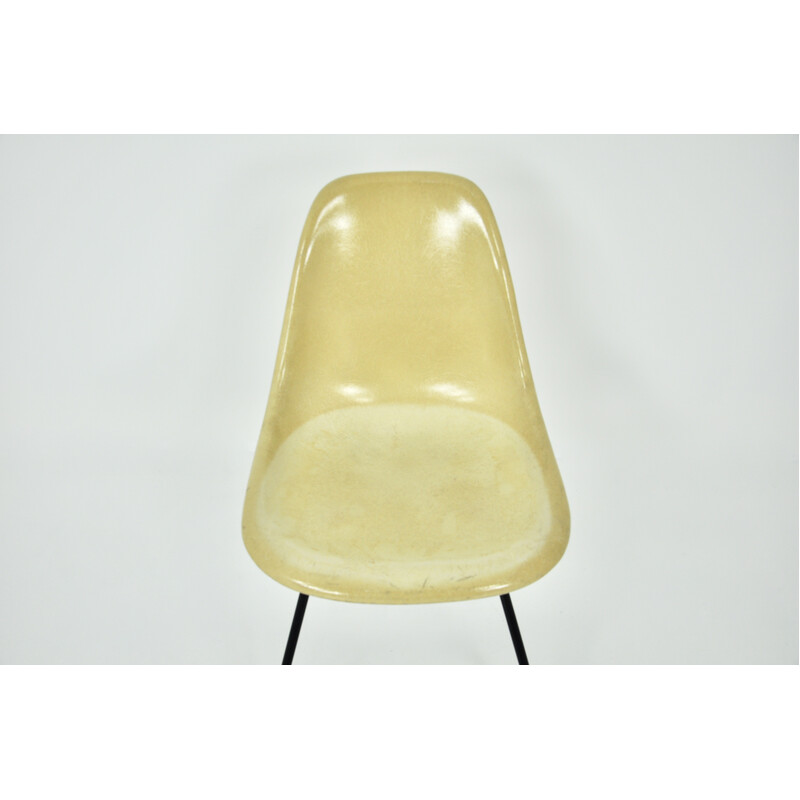 DSX cadeira de fibra de vidro vintage de Charles e Ray Eames para Herman Miller, 1960