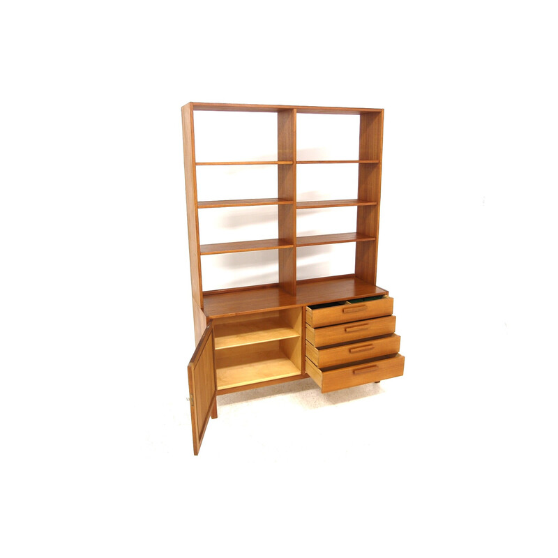 Vintage "Domi Monté" teak bookcase by Nils Jonssons, Sweden 1960