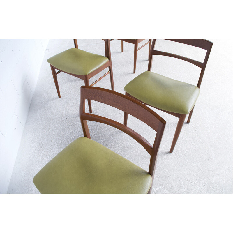 Lot de 4 chaises vintage modèle 430 par Arne Vodder pour Sibast, 1960