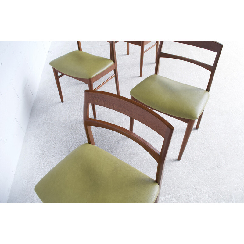 Set of 4 vintage chairs model 430 by Arne Vodder for Sibast, 1960