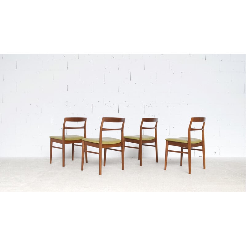 Lot de 4 chaises vintage modèle 430 par Arne Vodder pour Sibast, 1960