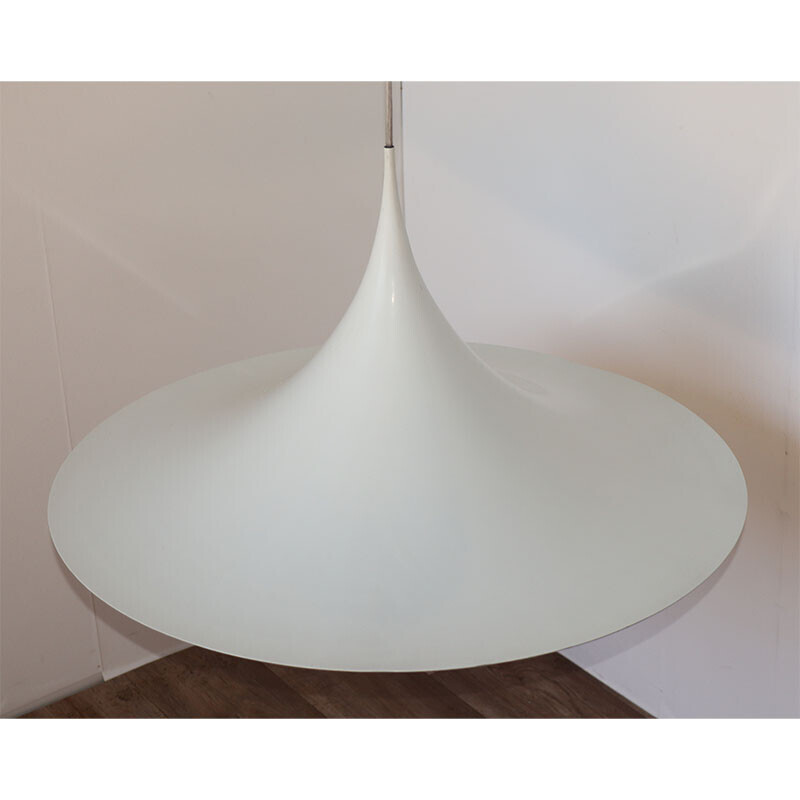 Vintage Semi Maxi pendant lamp by Bonderup and Thorup for Fog and Morup, 1970