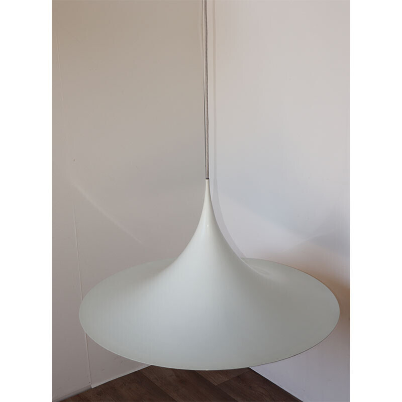 Vintage Semi Maxi pendant lamp by Bonderup and Thorup for Fog and Morup, 1970