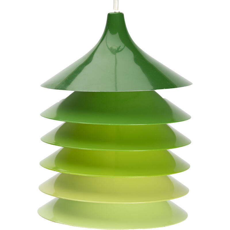 Vintage green Duett pendant lamp by Bent Gantzel Boysen for Ikea