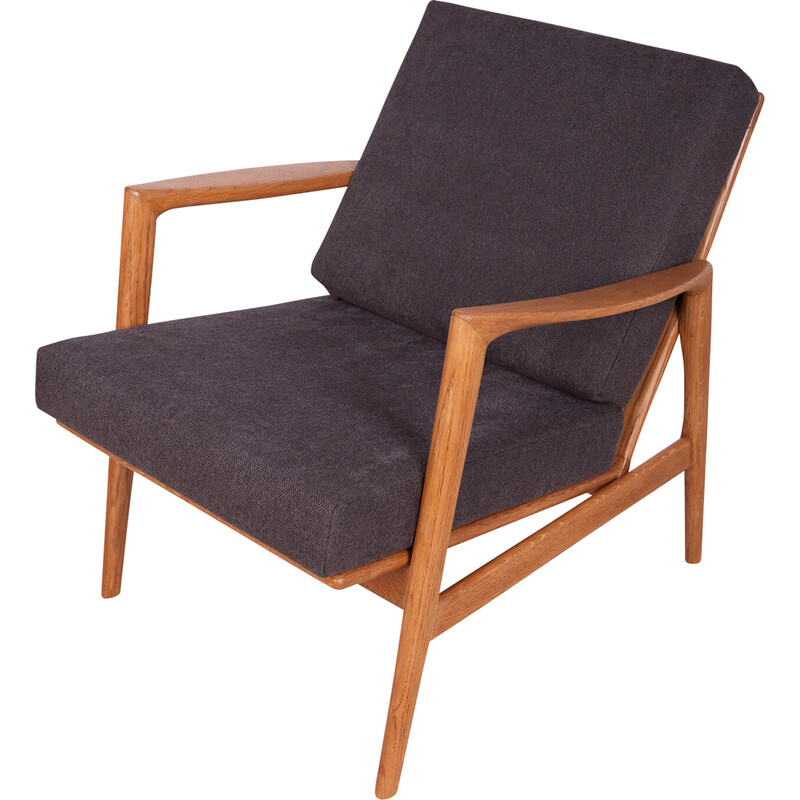 Vintage armchair model 300-139 in wood for Swarzędzka, 1960s