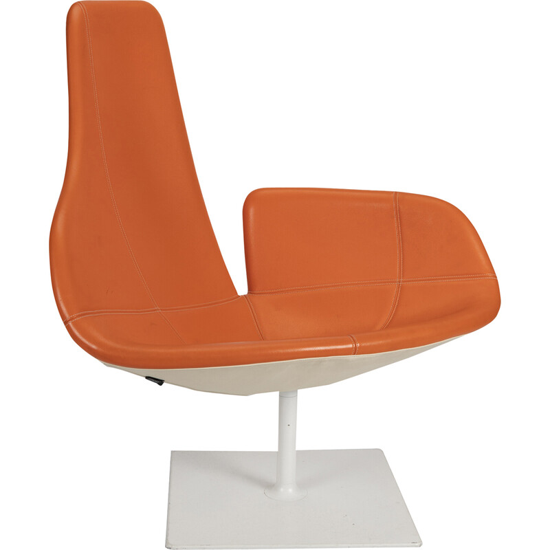 Fjord oranje vintage fauteuil van Patricia Urquiola voor Moroso