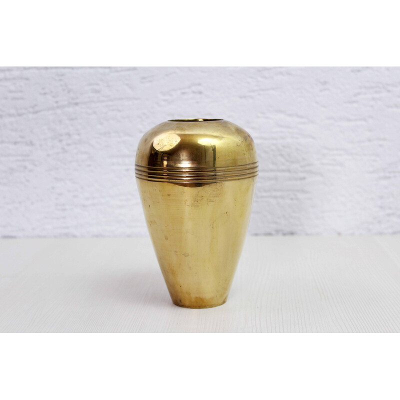 Vintage brass vase, 1960