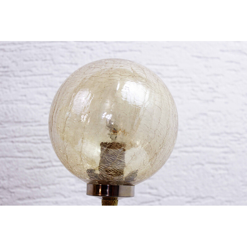 Par de lâmpadas de bronze vintage da Commedia Dell Arte