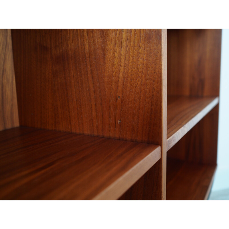 Vintage teak bookcase, Denmark 1970s