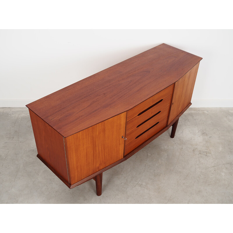 Vintage teakhouten dressoir met openslaande deur, Denemarken 1970