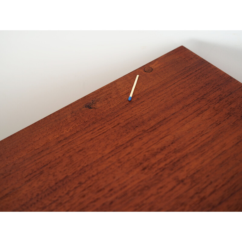 Vintage teak sideboard with opening door, Denmark 1970s