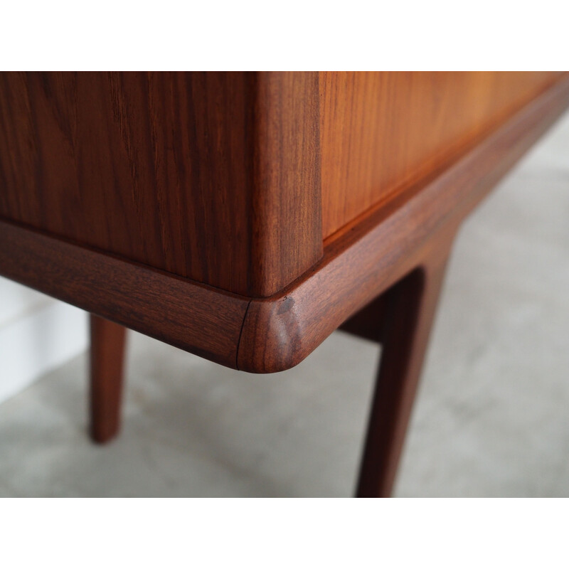 Vintage teak highboard, Denmark 1970s