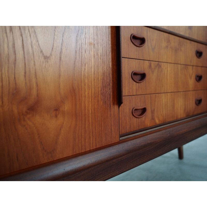 Vintage teak highboard, Denmark 1970s