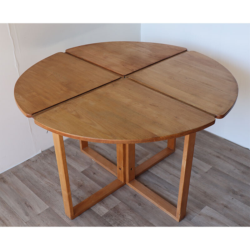Vintage ashwood table, 1980