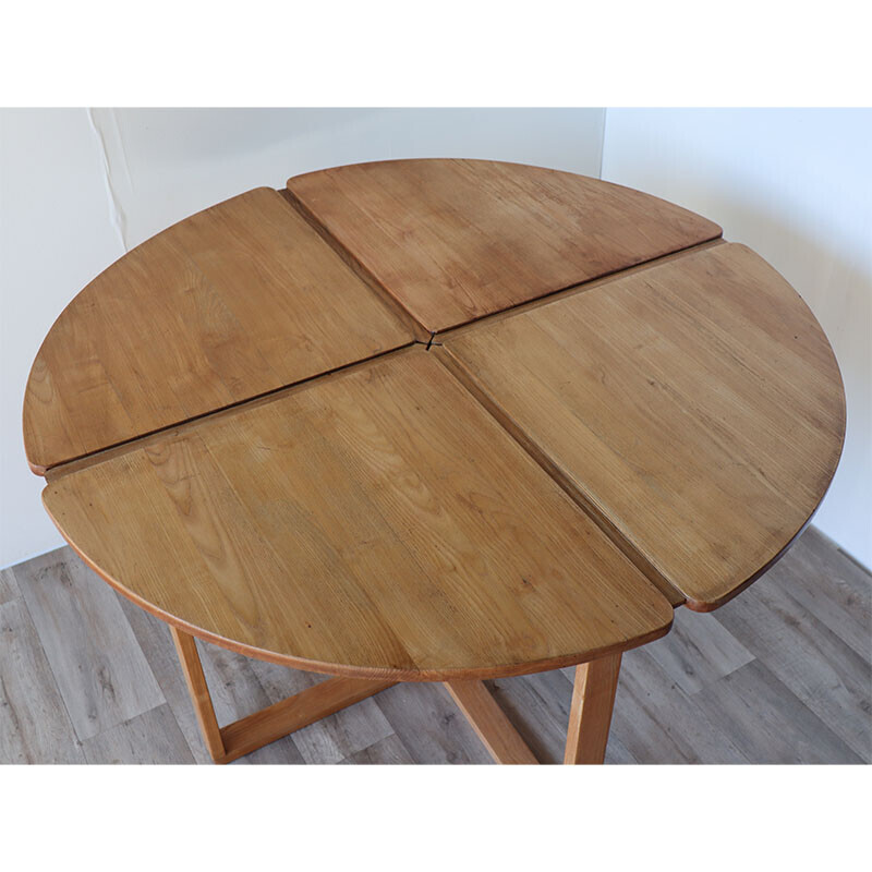 Vintage ashwood table, 1980