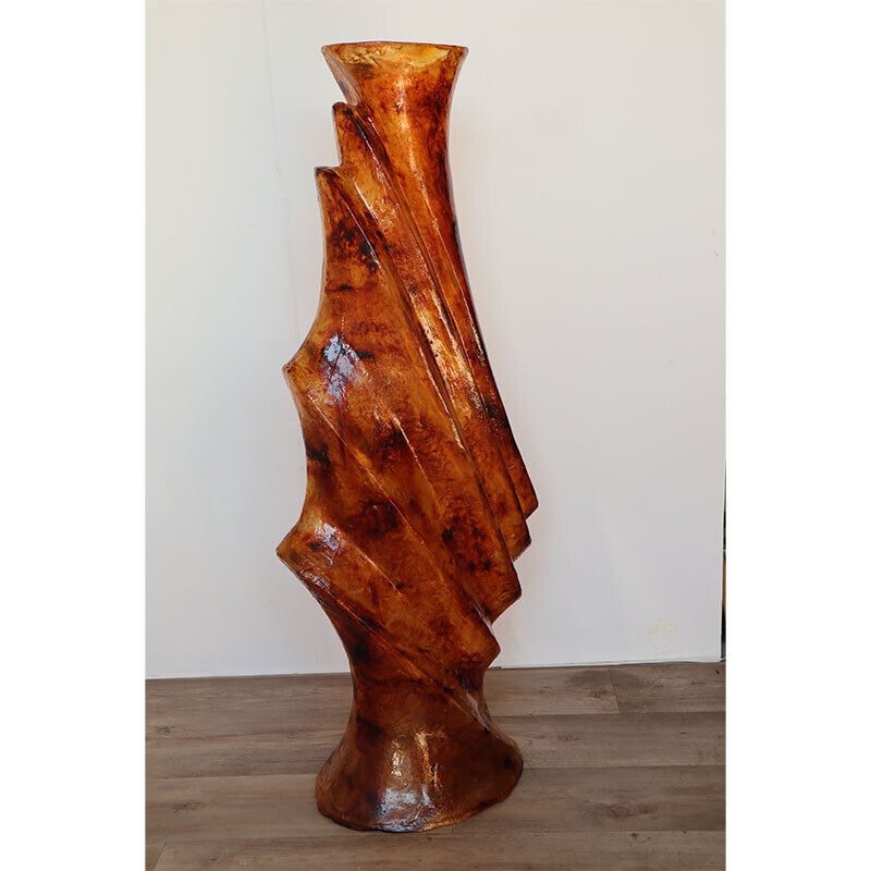 Decorative vintage resin vase