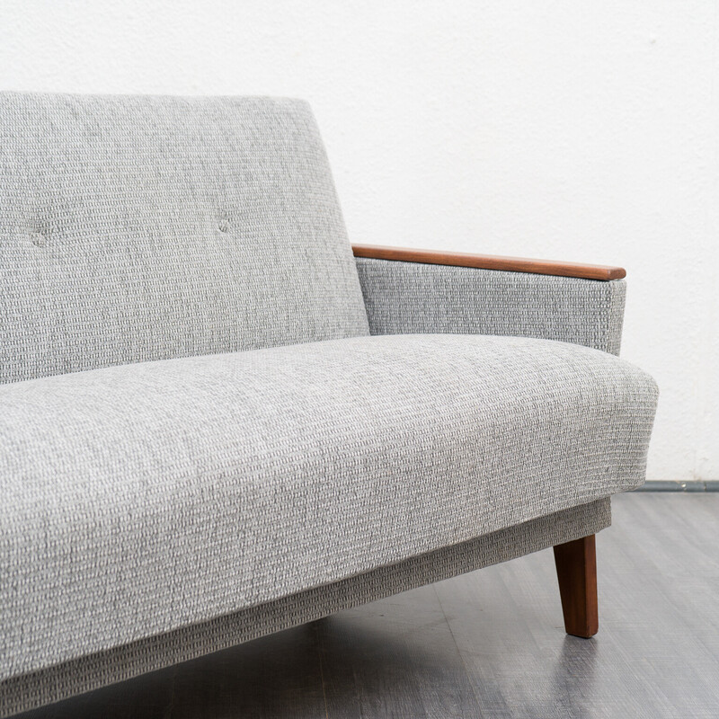 Mid-century sofa with reupholstered, 1960s