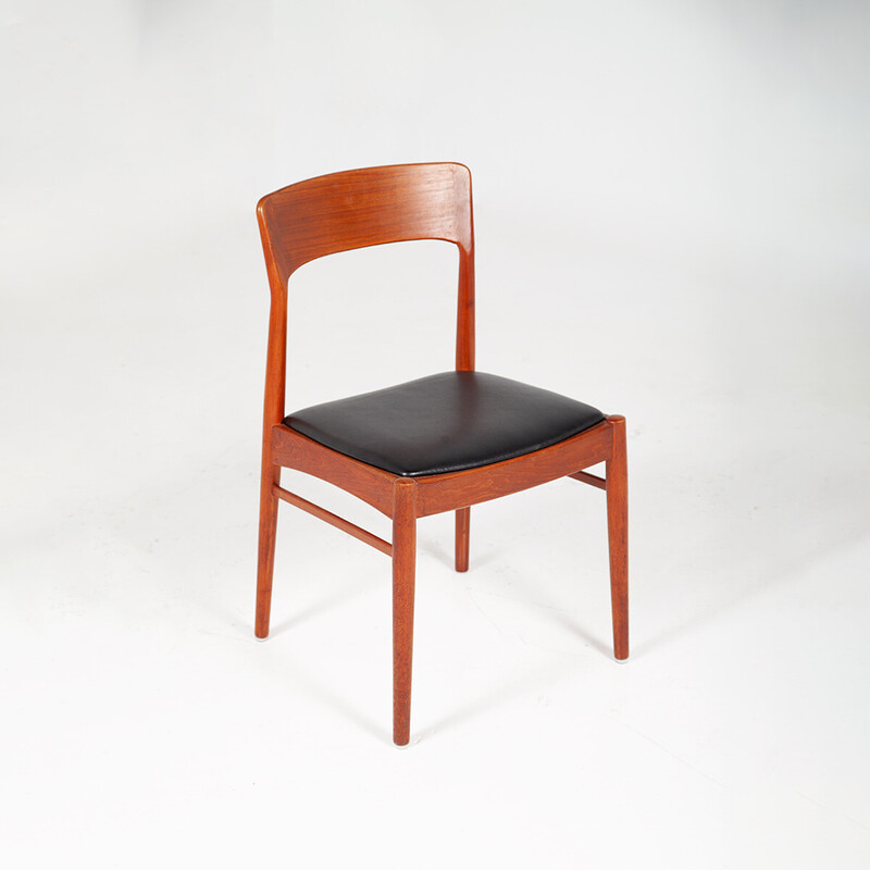 Set of 4 vintage dining chairs by Henning Kjaernulf for Korup Stolefabrik