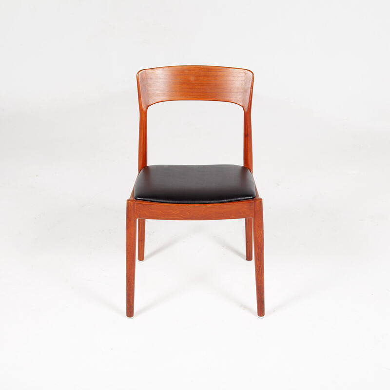 Ensemble de 4 chaises vintage par Henning Kjaernulf pour Korup Stolefabrik