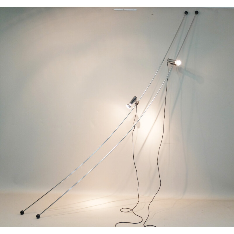 Lumenform "Molla" pair of floor lamps, Cesare LEONARDI et Franca STAGI - 1970s