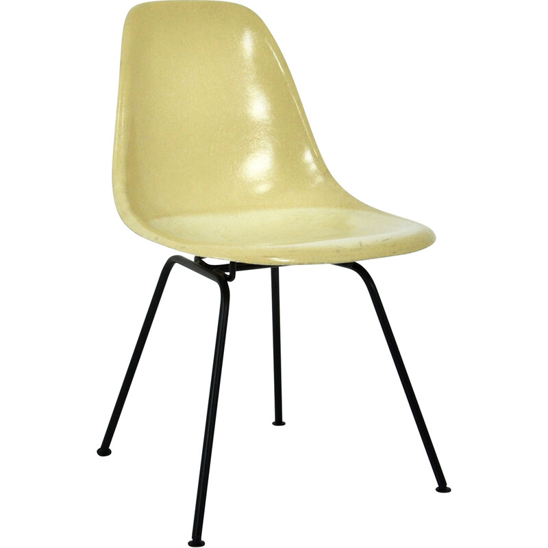 DSX cadeira de fibra de vidro vintage de Charles e Ray Eames para Herman Miller, 1960