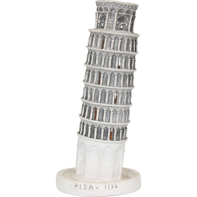 Vintage tafellamp Toren van Pisa, Italië 1960