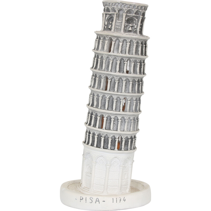 Vintage Tower of Pisa table lamp, Italy 1960s