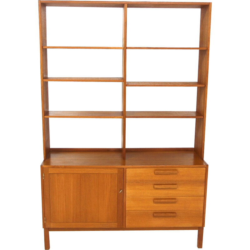 Vintage "Domi Monté" teak bookcase by Nils Jonssons, Sweden 1960