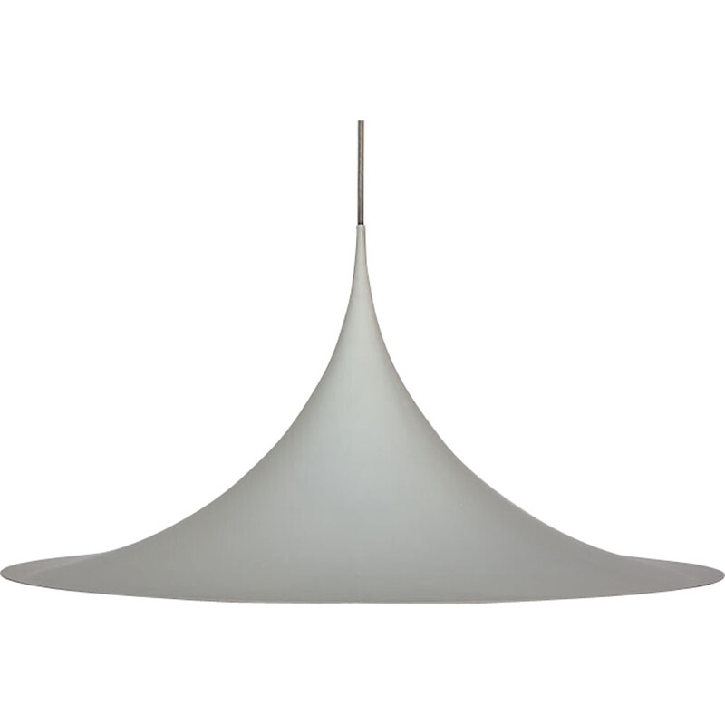 Vintage Semi Maxi pendant lamp by Bonderup and Thorup for Fog and Morup, 1970