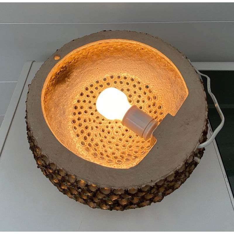 Mid-century ceramic wall lamp