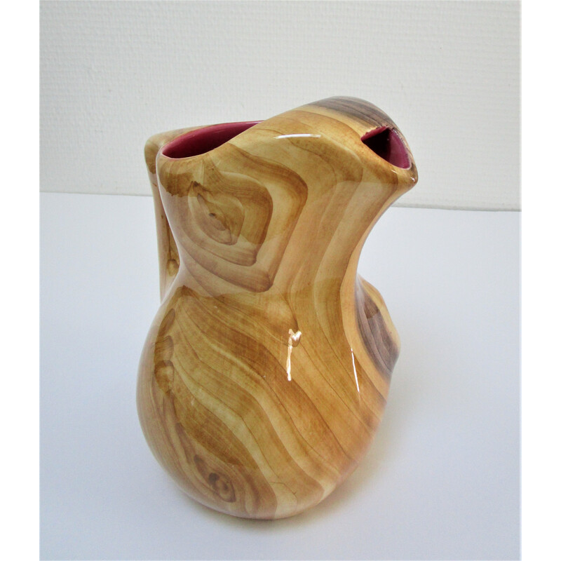 Vintage ceramic pitcher by Vallauris, 1960