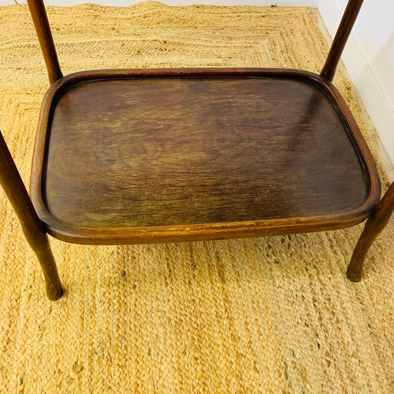 Table d’appoint vintage en bois courbé par Jacob et Josef Kohn, 1900