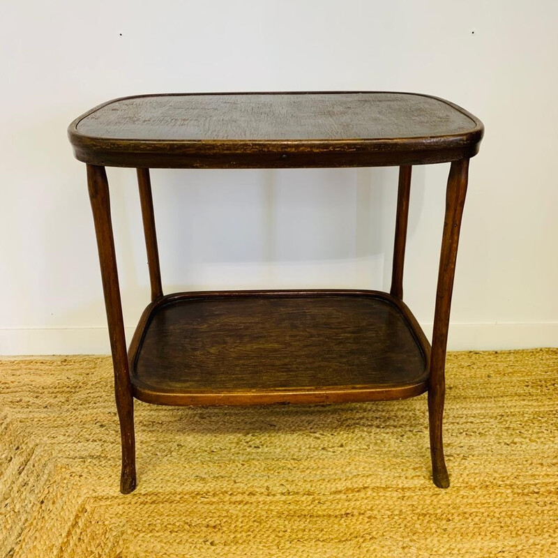 Vintage bentwood side table by Jacob and Josef Kohn, 1900