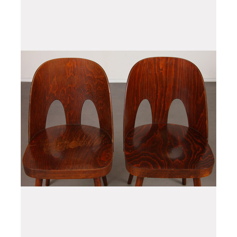 Set aus 4 Vintage-Stühlen von Oswald Haerdtl für Ton, Tschechische Republik 1960