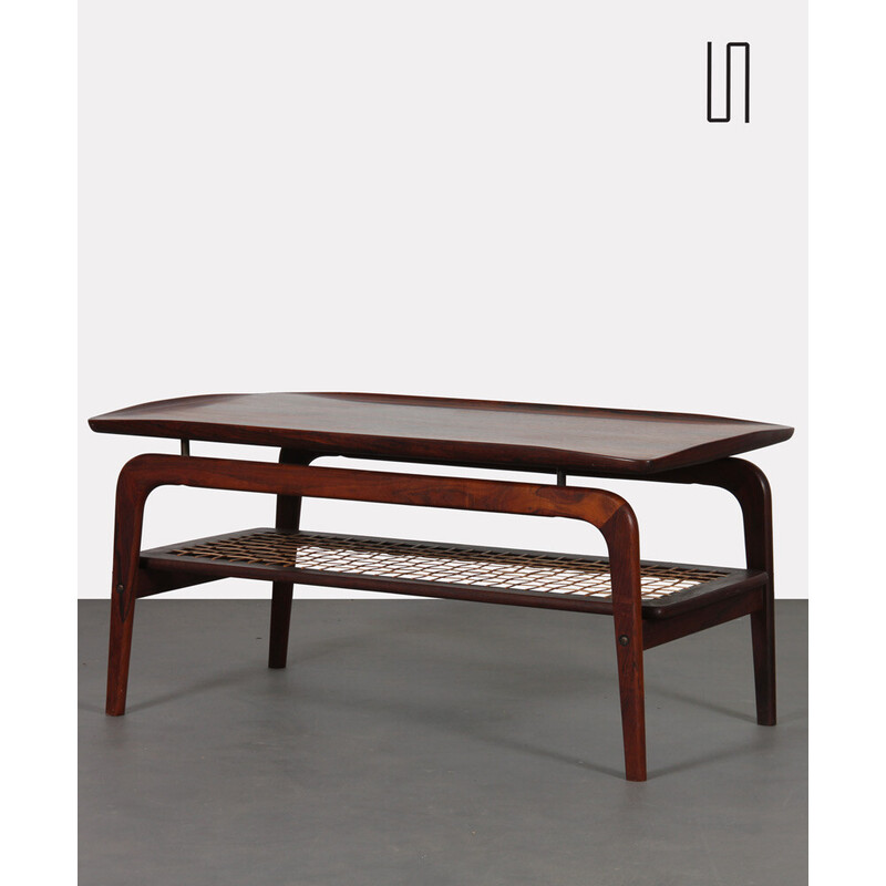 Vintage Scandinavian rosewood coffee table by Arne Hovmand Olsen, 1960