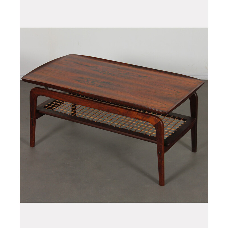 Mesa de café Vintage Scandinavian rosewood de Arne Hovmand Olsen, 1960