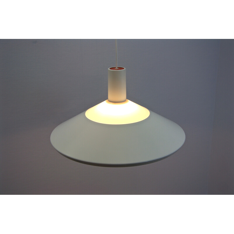 Louis Poulsen white "Model 118564" pendant light - 1960s