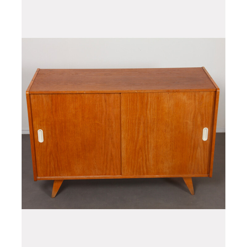 Vintage oakwood chest of drawers model U-452 by Jiroutek for Interier Praha, 1960