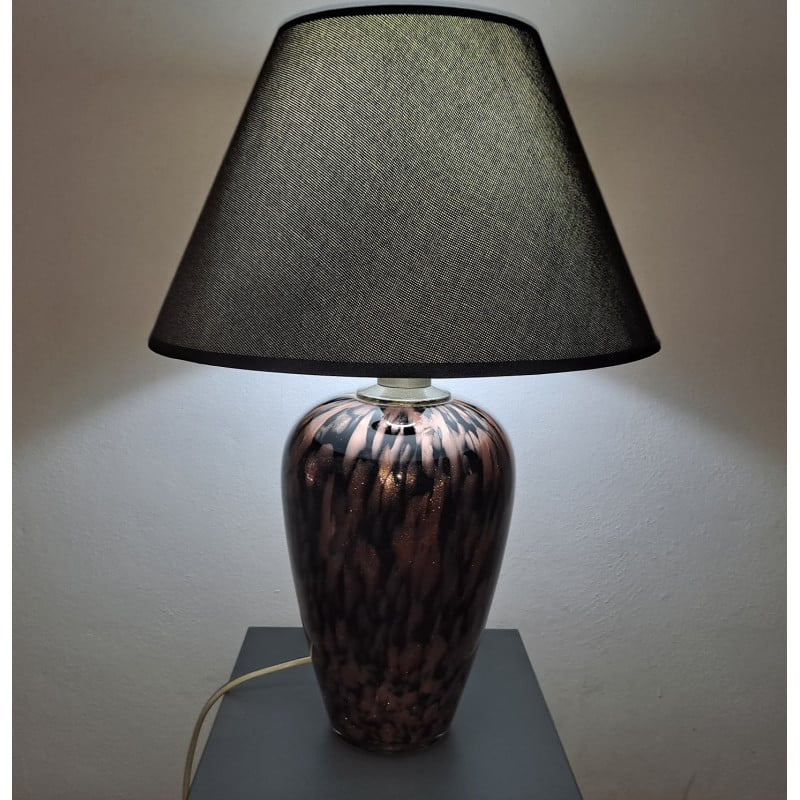 Vintage Avventurina table lamp by Vincenzo Nason for Murano, 1969