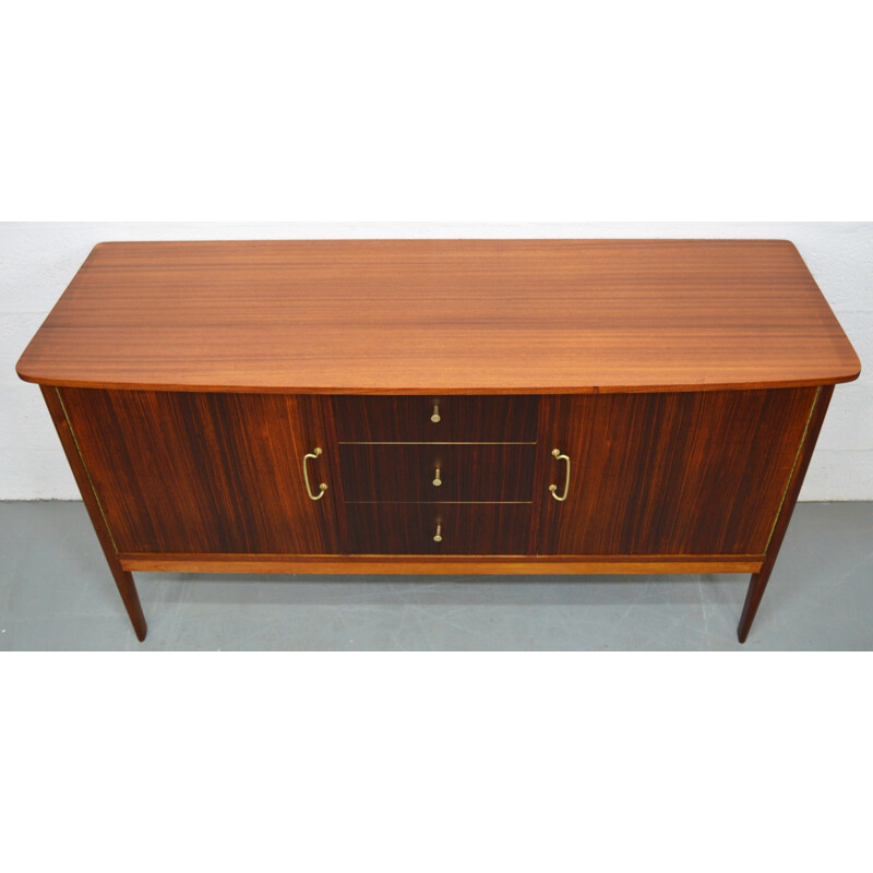 Mid-Century Teak and Rosewood Sideboard Vanson 1960