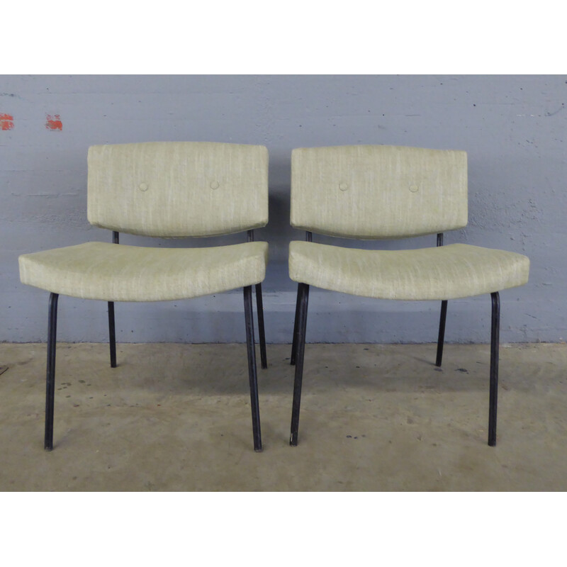 Ein Paar Vintage-Sessel von Pierre Guariche für Meurop, 1950-1960