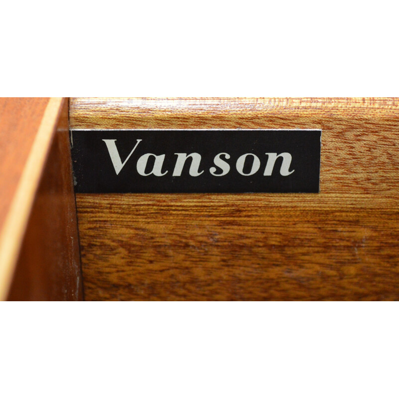 Mid-Century Teak and Rosewood Sideboard Vanson 1960