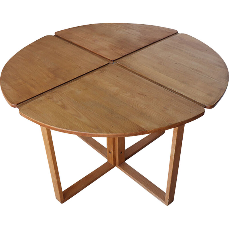 Vintage ashwood table, 1980