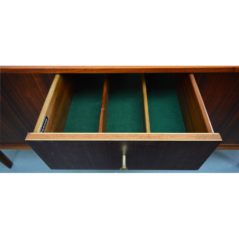 Mid-Century Teak and Rosewood Sideboard Vanson 1960