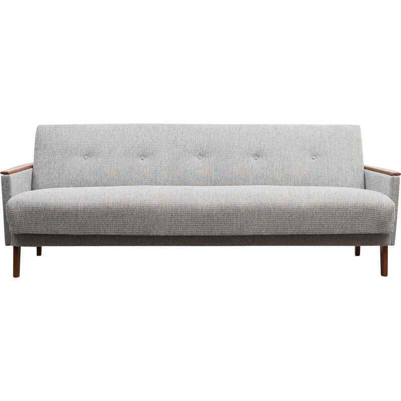 Mid-century sofa with reupholstered, 1960s