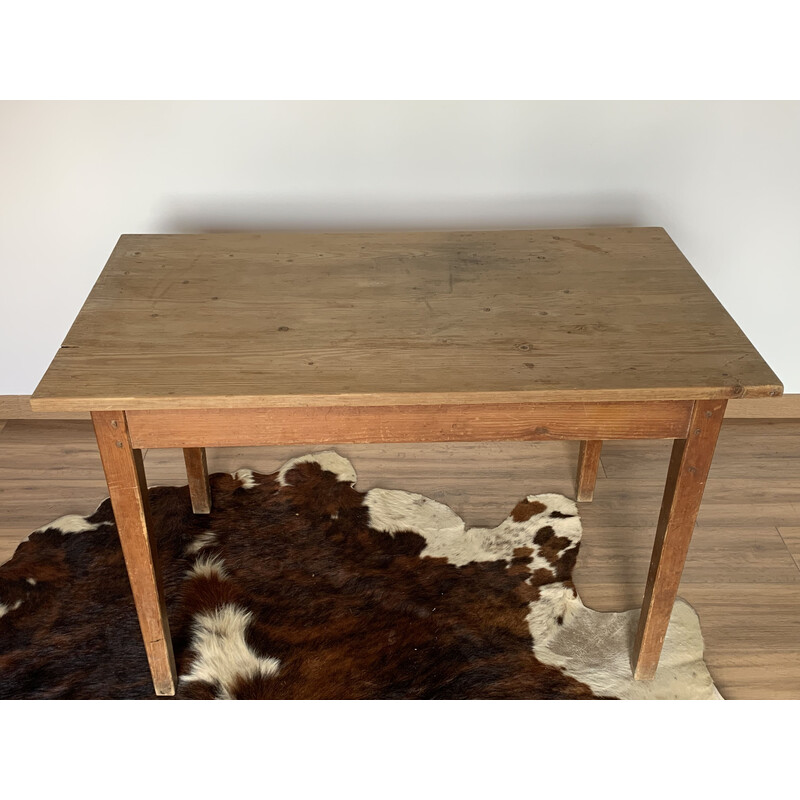 Vintage wooden farm table