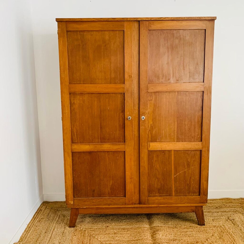 Armoire de sinistré vintage de René Gabriel, 1950