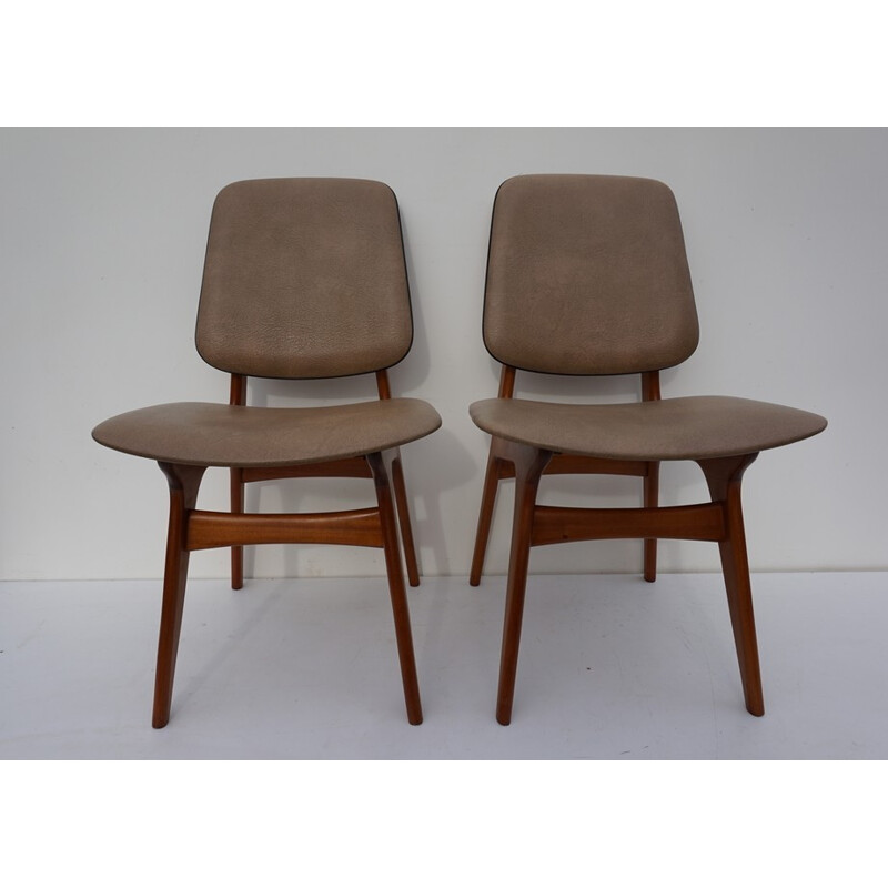 Set of 2 Mid Century Chairs by Arne Hovmand Olsen - 1960s