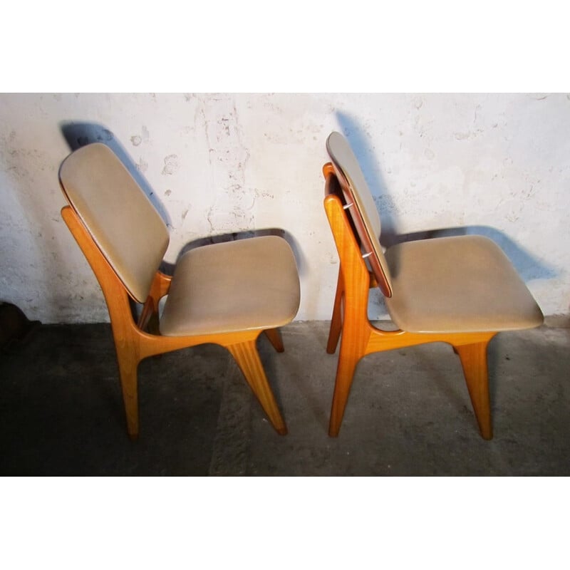 Set of 2 Mid Century Chairs by Arne Hovmand Olsen - 1960s